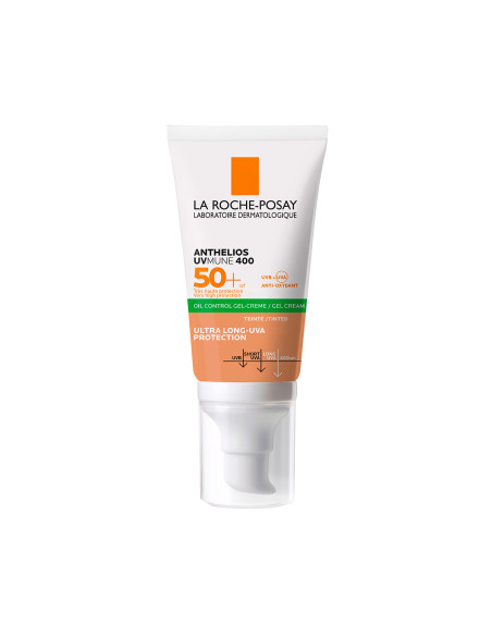 LA ROCHE POSAY ANTHELIOS GEL-CREMA ANTI-BRILLOS SPF50+ CON COLOR, 50 ML