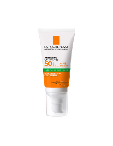 LA ROCHE POSAY ANTHELIOS GEL-CREMA ANTI-BRILLOS SPF50+, 50 ML