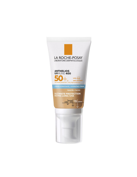 LA ROCHE POSAY ANTHELIOS CREMA HIDRATANTE SPF50+ CON COLOR, 50 ML