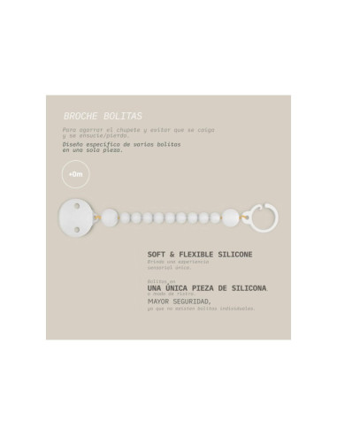 SUAVINEX BROCHE BOLITAS SILICONA, 1 UD.