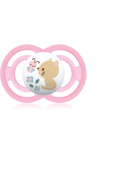MAM CHUPETE SILICONA PERFECT +6 M, ROSA