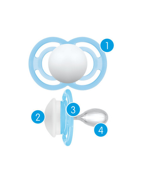 MAM CHUPETE SILICONA PERFECT +16 M, NEUTRO