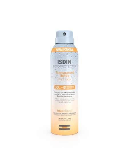 ISDIN FOTOPROTECTOR TRANSPARENT SPRAY WET SKIN SPF 30, 250 ML