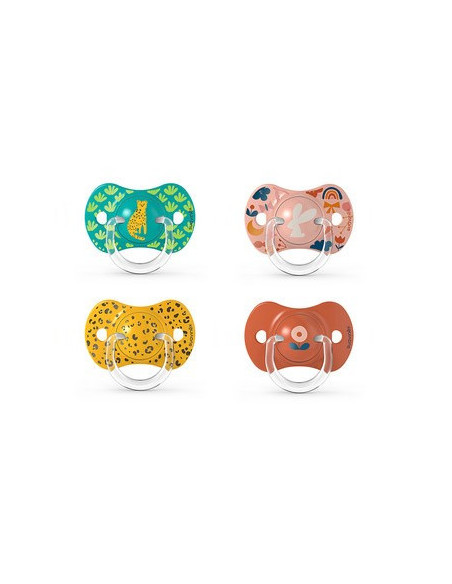 SUAVINEX CHUPETES PRINTS TETINA FISIOLOGICA SX PRO SILICONA, +18 M 2 UDS.