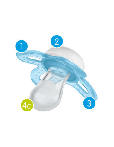 MAM CHUPETE SILICONA START PURE COLOR NEUTRO,...