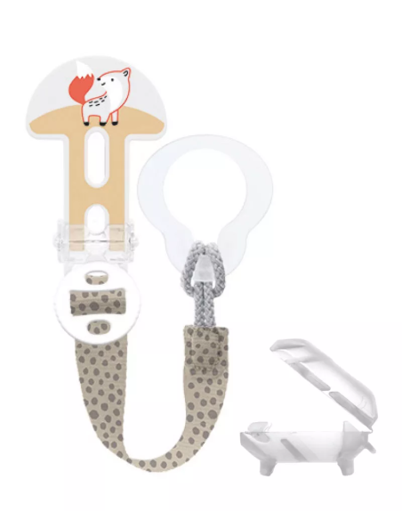 MAM BROCHE CLIP IT! & COVER CON CUBIERTA DE PROTECCION, COLOR NEUTRO