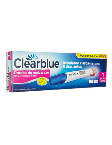 CLEARBLUE PRUEBA DE EMBARAZO ULTRATEMPRANA DIGITAL, 1 PRUEBA