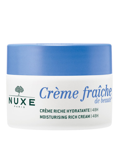 NUXE CRÈME FRAÎCHE DE BEAUTÉ CREMA RICA HIDRATANTE 48 H. PIELES SECAS, 50 ML