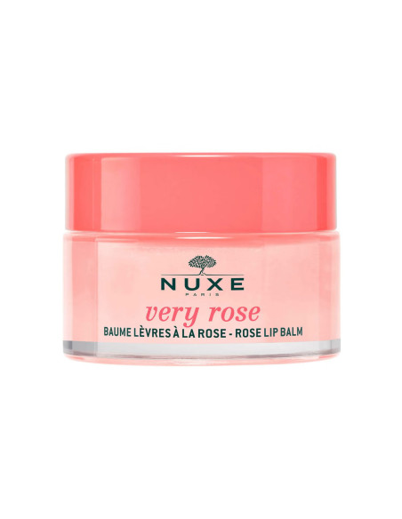 NUXE VERY ROSE BALSAMO HIDRATANTE DE LABIOS CON ROSA, 15 G