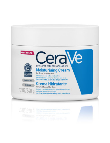 CERAVE CREMA HIDRATANTE, 340 G