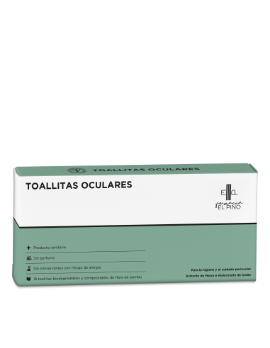 TOALLITAS OCULARES, 18 UDS