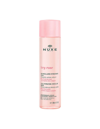 NUXE VERY ROSE AGUA MICELAR HIDRATANTE 3-EN-1, 200 ML