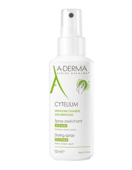A-DERMA CYTELIUM SPRAY SECANTE Y CALMANTE, 100 ML