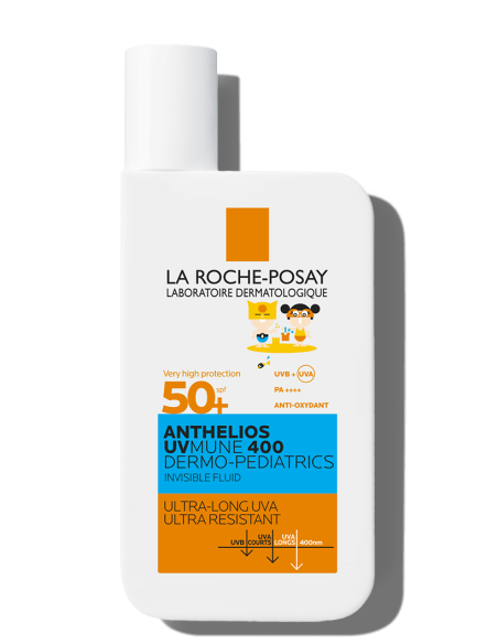 LA ROCHE POSAY ANTHELIOS UVMUNE 400 DERMO-PEDIATRICS FLUIDO INVISIBLE SPF 50+, 50 ML