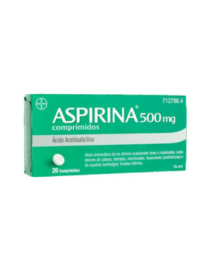 Aspirina 500 mg comprimidos