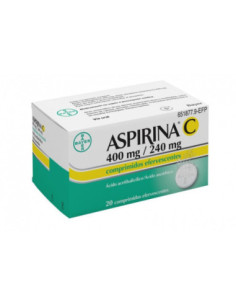Aspirina c 400 mg/240 mg comprimidos efervescentes