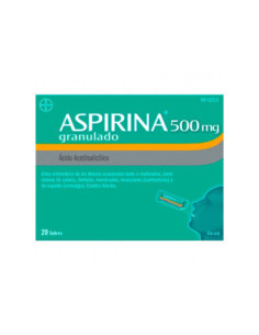 Aspirina 500 mg granulado