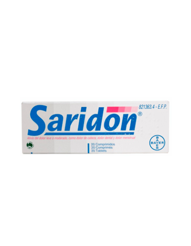 Saridon 250 mg/150 mg/50 mg comprimidos