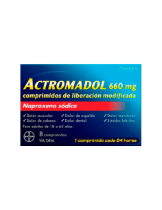Actromadol 660 mg comprimidos de liberacion modificada