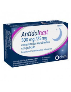 Antidolnait 500 mg/25 mg comprimidos recubiertos con...