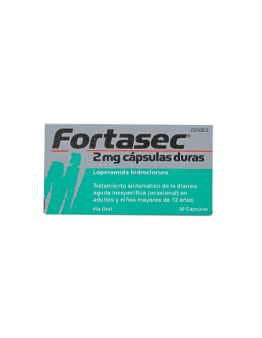 Fortasec 2 mg 20 capsulas duras