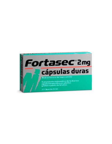 Fortasec 2 mg 10 capsulas duras