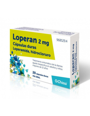 Loperan 2 mg 20 capsulas duras