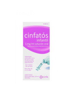 Cinfatos infantil 1 mg/ml solucion oral 1 frasco 125 ml