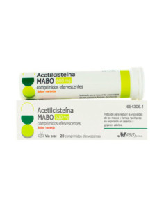 Acetilcisteina mabo 600 mg 20 comprimidos efervescentes...
