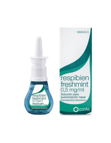 Respibien freshmint 0,5 mg/ml solucion para pulverizacion nasal