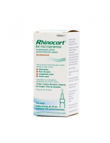 Rhinocort 64 microgramos suspension para pulverizacion nasal