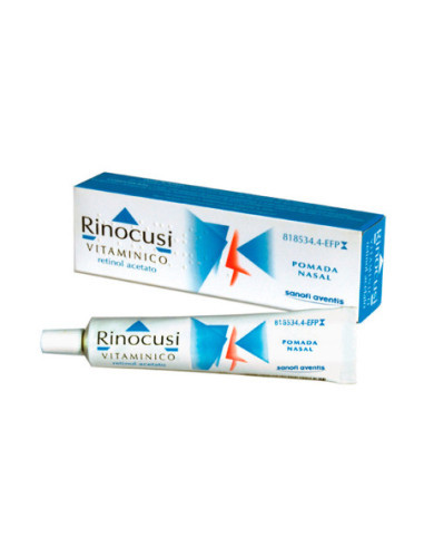 Rinocusi vitamanico 12.500 ui/g pomada nasal