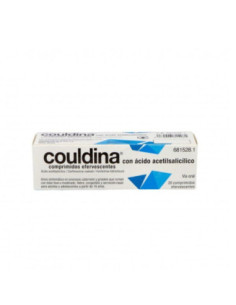 Couldina con acido acetilsalicilico comprimidos...