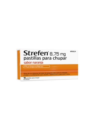 Strefen 8,75 mg pastillas para chupar sabor naranja