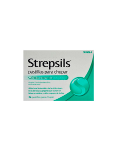 Strepsils pastillas para chupar sabor menta