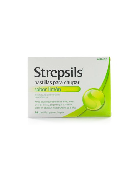 Strepsils pastillas para chupar sabor limon