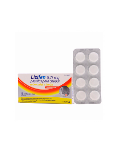 Lizifen 8,75 mg pastillas para chupar sabor miel y limon