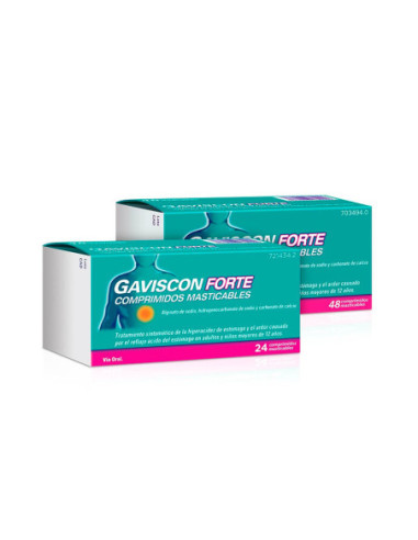 Gaviscon forte comprimidos masticables