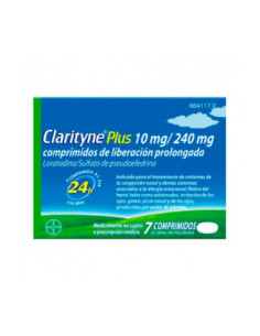 Clarityne plus 10 mg/240 mg comprimidos de liberacion...