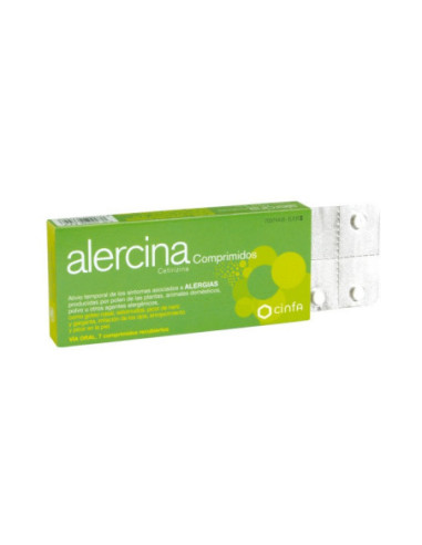 Alercina 10 mg comprimidos