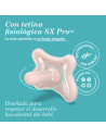 SUAVINEX CHUPETE ZERO-ZERO TETINA FISIOLOGICA SX PRO 0-6 M 1 UD, TONO LIGHT