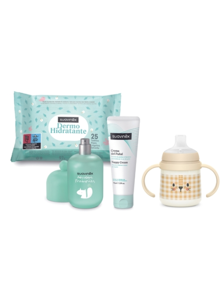 SUAVINEX MOCHILA GUARDERÍA LEÓN CON COSMÉTICA