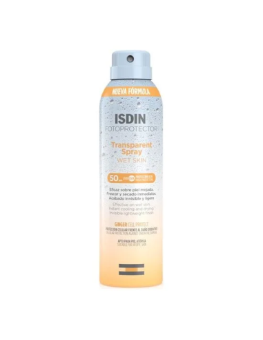 ISDIN FOTOPROTECTOR TRANSPARENT SPRAY WET SKIN SPF 50, 100 ML