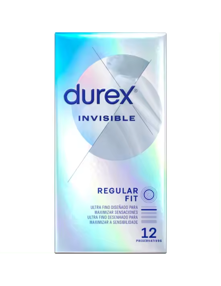 DUREX PRESERVATIVOS INVISIBLE EXTRA SENSITIVO, 12 UDS.