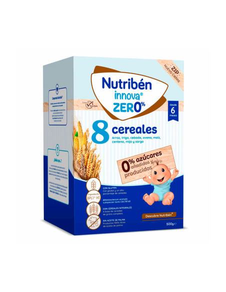 NUTRIBEN INNOVA ZERO% 8 CEREALES, 500 G