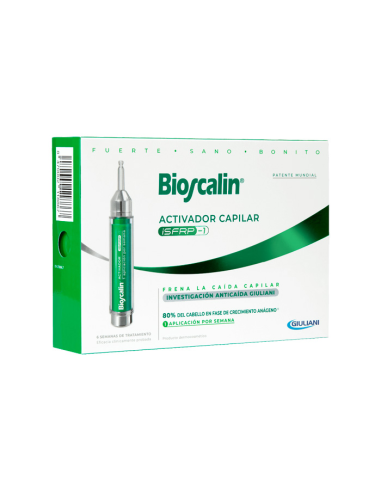 BIOSCALIN ACTIVADOR CAPILAR ISFRP-1, 1 DOSIFICADOR DE 10 ML