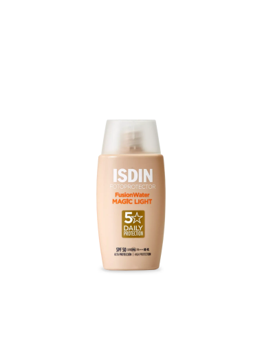 ISDIN FOTOPROTECTOR FUSION WATER MAGIC COLOR LIGHT SPF 50, 50 ML