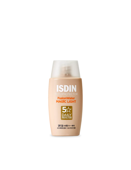 ISDIN FOTOPROTECTOR FUSION WATER MAGIC COLOR LIGHT SPF 50, 50 ML