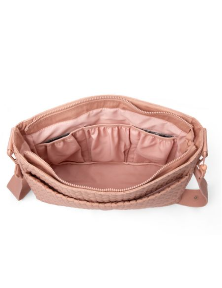 SUAVINEX BOLSO MATERNIDAD BANDOLERA COLOR ROSA, 1 UD.