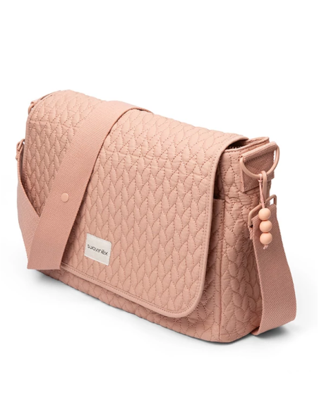 SUAVINEX BOLSO MATERNIDAD BANDOLERA COLOR ROSA, 1 UD.